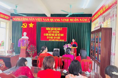 Trường Mầm non Chân Lý tổ chức Lễ kỷ niệm 43 năm Ngày Nhà giáo Việt Nam